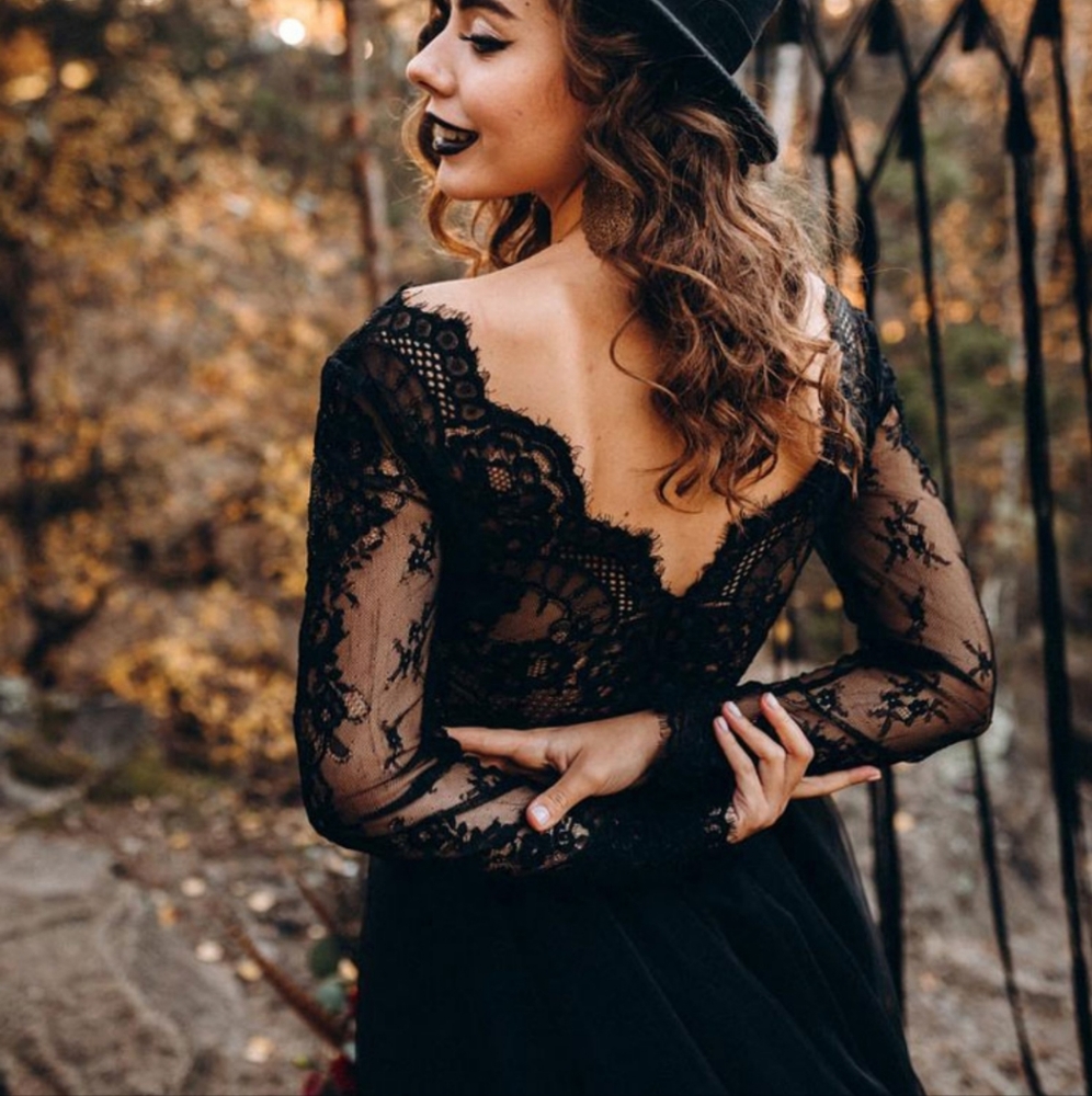 Black Wedding Dress